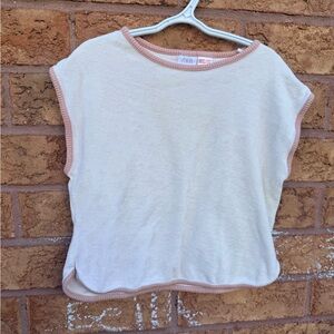 ▪️ 4/$25- Zara‎ Terrycloth Cotton Top